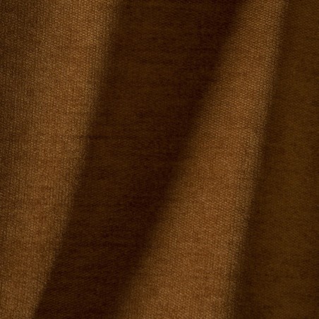 Tissu uni velours orange tomette Edouard en polyester EDO705